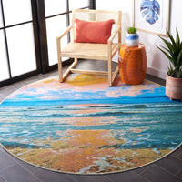 Barbados Wanne Tropical Indoor/ Outdoor Patio Backyard Soft Rug