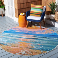Barbados Wanne Tropical Indoor/ Outdoor Patio Backyard Soft Rug