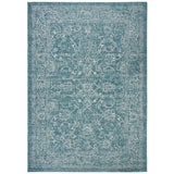 Courtyard Aquata Indoor/ Outdoor Patio Backyard Rug