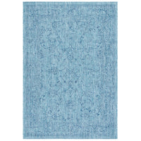 Courtyard Aquata Indoor/ Outdoor Patio Backyard Rug