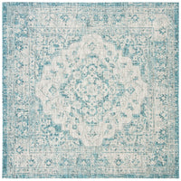 Courtyard Jacque Indoor/ Outdoor Patio Backyard Soft Rug
