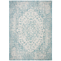Courtyard Jacque Indoor/ Outdoor Patio Backyard Soft Rug