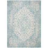 Courtyard Jacque Indoor/ Outdoor Patio Backyard Soft Rug