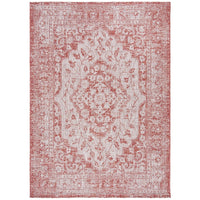 Courtyard Jacque Indoor/ Outdoor Patio Backyard Soft Rug