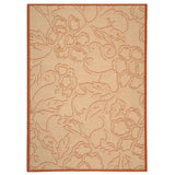 Courtyard Ofelia Indoor/ Outdoor Patio Backyard Soft Rug