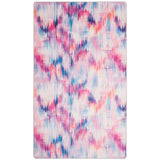 Daytona Merrily Graphic Abstract Machine Washable Soft Rug