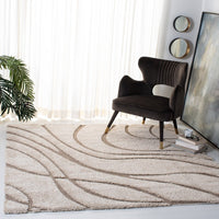 Florida Shag Sigtraud Abstract Waves  Thick Soft Area Rug