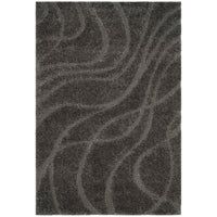 Florida Shag Sigtraud Abstract Waves Thick Soft Area Rug