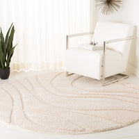 Florida Shag Sigtraud Abstract Waves Thick Soft Area Rug