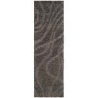 Florida Shag Sigtraud Abstract Waves Thick Soft Area Rug