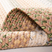 Handmade Braided Katharyn Country Tan/Multi Rug
