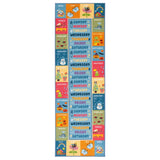 Kids Playhouse Avril Days and Months Machine Washable Soft Rug