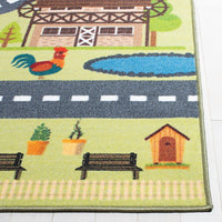 Kids Playhouse Violanthi Neighborhood Road Machine Washable Soft Rug
