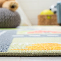 Kids Playhouse Violanthi Neighborhood Road Machine Washable Soft Rug