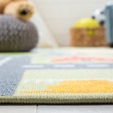 Kids Playhouse Violanthi Neighborhood Road Machine Washable Soft Rug