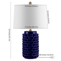 22.5-inch Weldon Ceramic Table Lamp - 15" x 15" x 22.5"