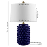 22.5-inch Weldon Ceramic Table Lamp - 15" x 15" x 22.5"