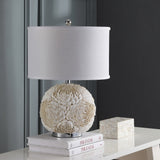 23-inch Pauley White Table Lamp - 16"x16"x23"