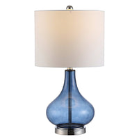 24-inch Brooks Glass Table Lamp - 13" x 13" x 24"