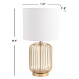 Portlia 21-inch Cage LED Table Lamp (Set of 2) - 11.8" W x 11.8" L x 21.3" H