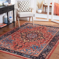 Riviera Cliff Oriental Machine Washable Soft Rug