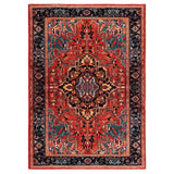 Riviera Cliff Oriental Machine Washable Soft Rug