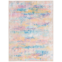 Sequoia Enke Abstract Machine Washable Soft Rug
