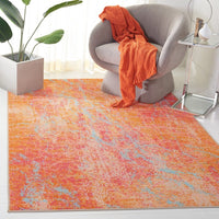 Sequoia Henriette Abstract Machine Washable Soft Rug