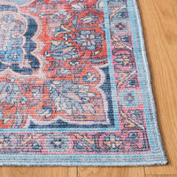 Serapi Asel Medallion Distressed Machine Washable Soft Rug