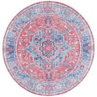 Serapi Dinja Medallion Distressed Machine Washable Soft Rug