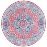 Serapi Dinja Medallion Distressed Machine Washable Soft Rug