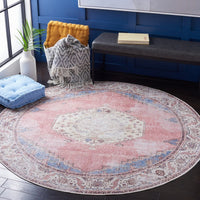 Serapi Fiorenza Shabby Chic Distressed Machine Washable Soft Rug