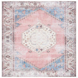 Serapi Gulzada Shabby Chic Distressed Machine Washable Soft Rug