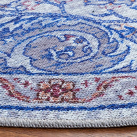 Serapi Sayime Medallion Distressed Machine Washable Soft Rug
