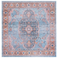 Serapi Steffie Medallion Distressed Machine Washable Soft Rug