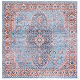 Serapi Steffie Medallion Distressed Machine Washable Soft Rug