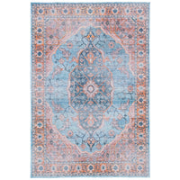 Serapi Steffie Medallion Distressed Machine Washable Soft Rug