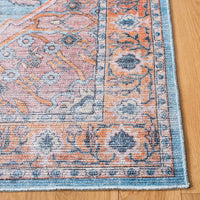 Serapi Steffie Medallion Distressed Machine Washable Soft Rug