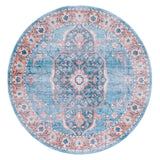 Serapi Steffie Medallion Distressed Machine Washable Soft Rug