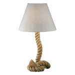 SB Modern Home Nautical Pier Large Rope Table Lamp
