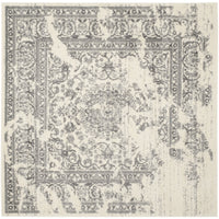 Luxurious Vintage Ivory Silver Area Rugs