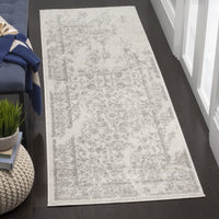 Luxurious Vintage Ivory Silver Area Rugs