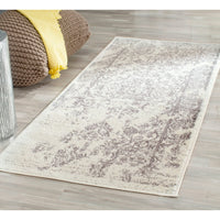 Luxurious Vintage Ivory Silver Area Rugs