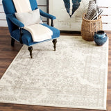 Luxurious Vintage Ivory Silver Area Rugs