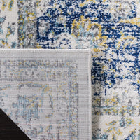 Vintage Ivory Blue Area Rug