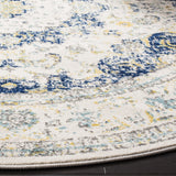Vintage Ivory Blue Area Rug