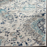 Floral Cream/ Light Grey/Gray Area Rugs