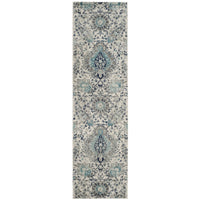 Floral Cream/ Light Grey/Gray Area Rugs