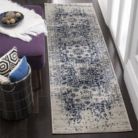 Contemporary Cream/ Navy Rugs