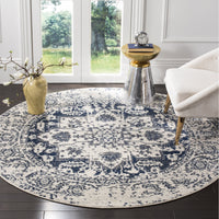 Contemporary Cream/ Navy Rugs